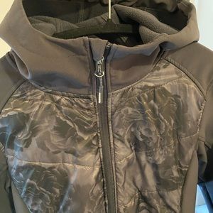 Mondetta Coat Jacket Grey/Floral Small